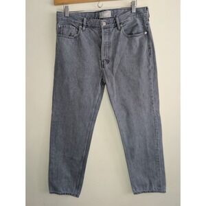 Everlane The Relaxed Straight Jean Wmns 29 Grey Button Fly Organic Cotton Grunge